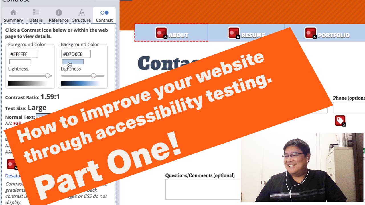 Cover artwork for Web Accessibility Testing Made Easy