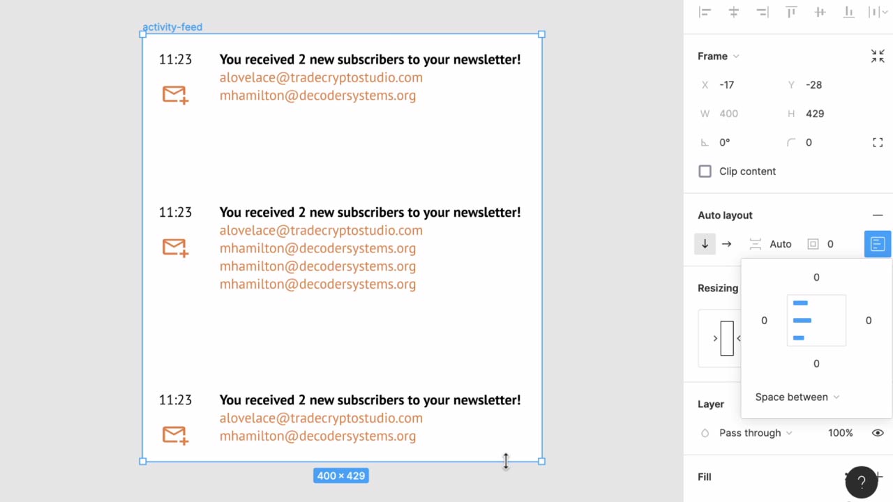 Course image for Advanced Auto Layout in Figma.